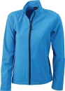 Ladies Softshell Jacket / James & Nicholson JN1021 M-Azur