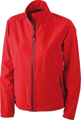 Ladies Softshell Jacket / James & Nicholson JN1021 2XL-Red