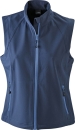 Ladies Softshell Vest / James & Nicholson JN1023 L-Navy