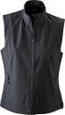 Ladies Softshell Vest / James & Nicholson JN1023 XL-Black