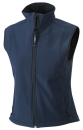 Ladies Softshell Vest / James NicholsonJN138 L-Navy