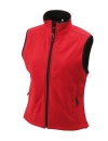 Ladies Softshell Vest / James NicholsonJN138 XL-Red