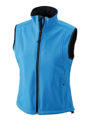 Ladies Softshell Vest / James NicholsonJN138 XL-Aqua