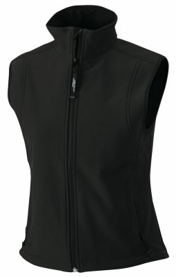 Ladies Softshell Vest / James NicholsonJN138 XL-Black