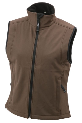 Ladies Softshell Vest / James NicholsonJN138 2XL-Brown