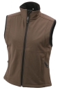Ladies Softshell Vest / James NicholsonJN138 2XL-Brown