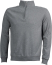 Sweatshirt Stehkragen French-Terry / James&Nicholson JN352