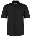 Tailored Fit Mandarin Collar Shirt SSL / Kustom Kit KK122