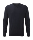 Mens V-Neck Knitted Pullover / Russell R-710M-0