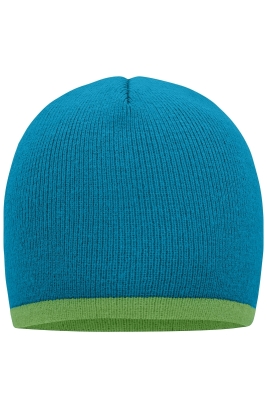 Beanie Kontrastrand Strickmütze / Daiber MB7584
