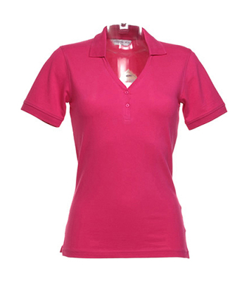 Womens Regular Fit Comfortec® V Neck Polo - Kustom Kit KK732