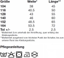 Kinder Langarm Shirt Baumwolle bis Gr.164 / Fruit of the Loom 61-007-0