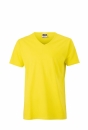 Herren V-Ausschnitt T-Shirt Baumwolle / James & Nicholson JN912