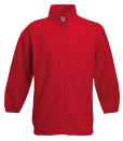 Damen, Herren Fleecejacken/Fruit of the Loom 62-510-0/ XXL Red