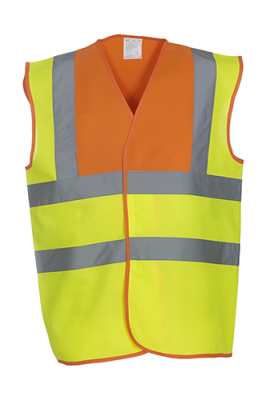 Fluo 2 Band + Brace Waistcoat / Yoko HVW100