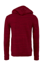 Unisex Poly-Cotton Full Zip Hoodie / Bella 3739