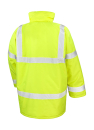 Core High Viz Motorway Coat Sicherheitsjacke, Kapuze /  Result R218X