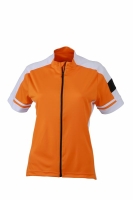 Bike-Shirt Fullzip Damen Cooldry bis Gr.2XL James & Nicholson JN453