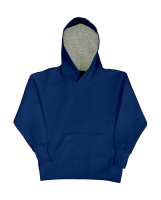 Kinder Contrast Hoodie Sweater bis Gr.152 / SG24K