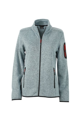 Light-Grey-Melange/Red