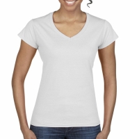 Ladies Softstyle® V-Neck T-Shirt bis Gr.2XL/ Gildan 64V00L