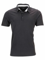 Herren Polo Shirt mit modischen Details bis Gr.3XL / James & Nicholson JN712