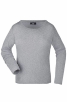 Damen LA Shirt Medium Baumwolle bis Gr.3XL / James & Nicholson JN903