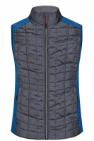 Damen Knitted Hybrid Vest bis Gr.2XL / James Nicholson JN739