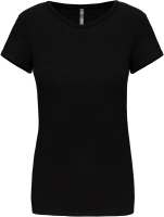 Damen Kurzarm-T-Shirt Rundhals bis Gr.2XL / Kariban K3013