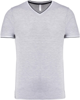 Herren Piqué V-Ausschnitt T-Shirt bis Gr.3XL / Kariban K374