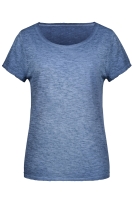 Ladies Slub-T-Shirt Baumwolle bis Gr.2XL / James & Nicholson JN-8015